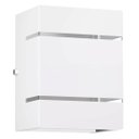 Ver imagem 2 de 3 Arandelas Externa 2 Frisos Foco Fachos Parede Muro Branco