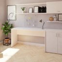 Ver imagem 1 de Escrivaninha Mesa Escritório 250cmx47cm 25mm