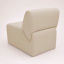 Ver imagem 3 de Poltrona Decorativa Zoe Orgânica para Sala Recepção Hall Moderna Minimalista Luxo Suede