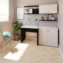 Ver imagem 2 de Escrivaninha Mesa Escritório 80cmx60cm 25mm