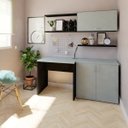 Ver imagem 2 de Escrivaninha Mesa Escritório 80cmx60cm 25mm