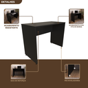 Ver imagem 5 de Escrivaninha Mesa Escritório 90cmx60cm 90cm Preto