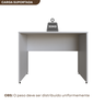 Escrivaninha Mesa Escritório 90cmx60cm 25mm - 6