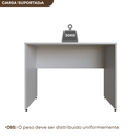 Ver imagem 6 de Escrivaninha Mesa Escritório 90cmx60cm 25mm