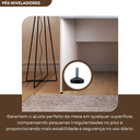 Ver imagem 7 de Escrivaninha Mesa Escritório 90cmx60cm 25mm