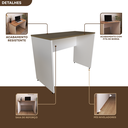 Ver imagem 7 de Escrivaninha Mesa Escritório 90cmx60cm 25mm