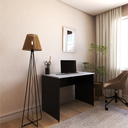 Ver imagem 4 de Escrivaninha Mesa Escritório 90cmx60cm 90cm Preto E Cinza Cristal