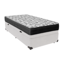 Ver imagem 1 de Conjunto Cama Box com Baú Solteiro Branca e Colchão D33 Ortobom