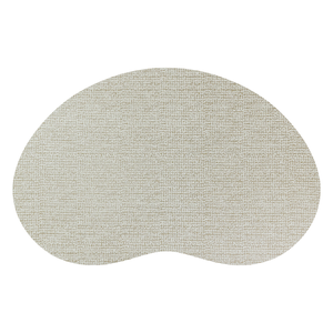 Tapete Orgânico Canadá Linha Milão Bege 71% Algodão 29% Poliéster Base Antiderrapante Confortável e 