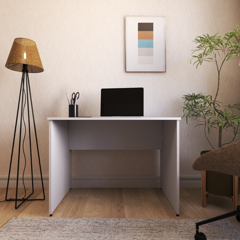 Escrivaninha Mesa Escritório 100CMX60CM 100cm Cinza Cristal