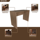 Ver imagem 5 de Escrivaninha Mesa Escritório 100CMX60CM 100cm Carvalho Mel Bege