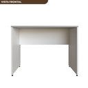 Ver imagem 2 de Escrivaninha Mesa Escritório 100CMX60CM 100cm Branca e Cinza Cristal