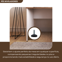 Ver mais imagens de Escrivaninha Mesa Escritório 100cmx60cm 25mm