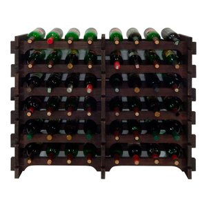 Adega Madeira 48 Garrafas Imbuia Cevey Adegas e Artesanatos