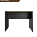 Ver imagem 2 de Escrivaninha Mesa Escritório 100CMX60CM 100cm Preto e Branca