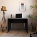 Ver imagem 1 de Escrivaninha Mesa Escritório 100CMX60CM 100cm Preto e Cinza Cristal