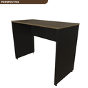 Ver imagem 3 de Escrivaninha Mesa Escritório 100CMX60CM 100cm Preto e Carvalho Mel Bege