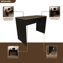 Ver imagem 6 de Escrivaninha Mesa Escritório 100CMX60CM 100cm Preto e Carvalho Mel Bege