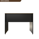Ver imagem 5 de Escrivaninha Mesa Escritório 100CMX60CM 100cm Preto e Carvalho Mel Bege