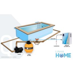 Ozonizador Gerador de Ozônio para Piscina Q1 Home 25 + Bypass 3/4" - 4