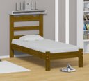 Ver imagem 1 de Cama Solteiro Madeira Maciça Cor Nogueira