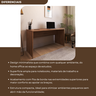 Escrivaninha Mesa Escritório 135cmx60cm 25mm - 10