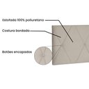 Ver imagem 3 de Painel Aquilla Cama Box King 195Cm Suede Cinza