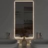 Espelho 80x60 Decorativo Retangular com Led Amarelo Moderno com Bateria - 1