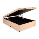Ver imagem 2 de Base Box Bau Solteirão Premium Santo Box Sintético 47x128x188:bege