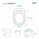 Ver imagem 6 de Tampa de Vaso Sanitário Laqueado Sabatini Bco Icasa