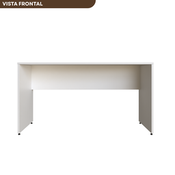 Escrivaninha Mesa Escritório 140cmx60cm 140cm Branca - 10 Escrivaninha Mesa Escritório 140cmx60cm 140cm Branca - 10