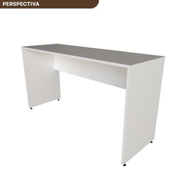 Escrivaninha Mesa Escritório 140cmx60cm 140cm Branca - 11 Escrivaninha Mesa Escritório 140cmx60cm 140cm Branca - 11