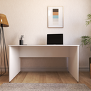Ver imagem 3 de Escrivaninha Mesa Escritório 140cmx60cm 140cm Branca