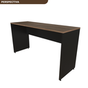 Ver imagem 2 de Escrivaninha Mesa Escritório 140CMX60CM 140cm Preto