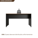 Ver mais imagens de Escrivaninha Mesa Escritório 140CMX60CM 140cm Preto