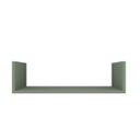 Ver imagem 3 de Kit 2 Prateleiras U Decorativas Multiuso em Mdf Plancasa:verde Jade