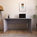 Ver imagem 3 de Escrivaninha Mesa Escritório 140cmx60cm 140cm Cinza Cristal