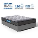 Ver imagem 2 de Cama Box com Colchão de Espuma D60 Double Face Guarda Costas Comfort Force Probel Casal 138cm