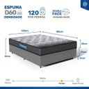 Ver imagem 3 de Cama Box com Colchão de Espuma D60 Double Face Guarda Costas Comfort Force Probel Casal 138cm