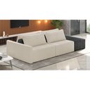 Ver imagem 2 de Sofá Ilha 2 Lugares Living 292cm Modulado Sala Lary Bouclê Bege/pu Pto K01 - D'Rossi