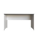 Ver imagem 4 de Escrivaninha Mesa Escritório 140cmx60cm 140cm Branca E Preto