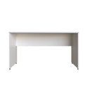 Ver imagem 4 de Escrivaninha Mesa Escritório 140cmx60cm 140cm Branca E Cinza Cristal