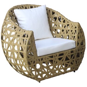 Poltrona Dubai em Alumínio Área, Edícula, Piscina, Jardim Trama Original