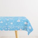 Ver imagem 3 de Toalha Mesa Festa TNT Nuvem Céu Az Chuva Coração Por Metro