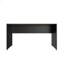 Ver imagem 4 de Escrivaninha Mesa Escritório 140cmx60cm 140cm Preto E Branca