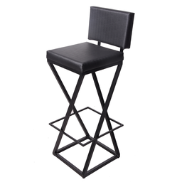 Kit C/2 Banqueta Industrial Z 75 Cm Preta - 3