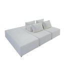 Ver imagem 2 de Sofá Ilha na Caixa em Módulos Mobili Puff 2 Chaises Boucle Bege Estofama