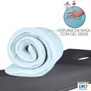 Ver imagem 5 de Pillow Top para Maca de Massagem Estética Fisioterapia de Espuma Viscoelástico Nasa 80x155x6cm - Bf