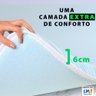 Pillow Top para Maca de Massagem Estética Fisioterapia de Espuma Viscoelástico Nasa 80x155x6cm - Bf - 8