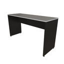 Ver imagem 2 de Escrivaninha Mesa Escritório 160CMX60CM 160cm Preto e Cinza Cristal
